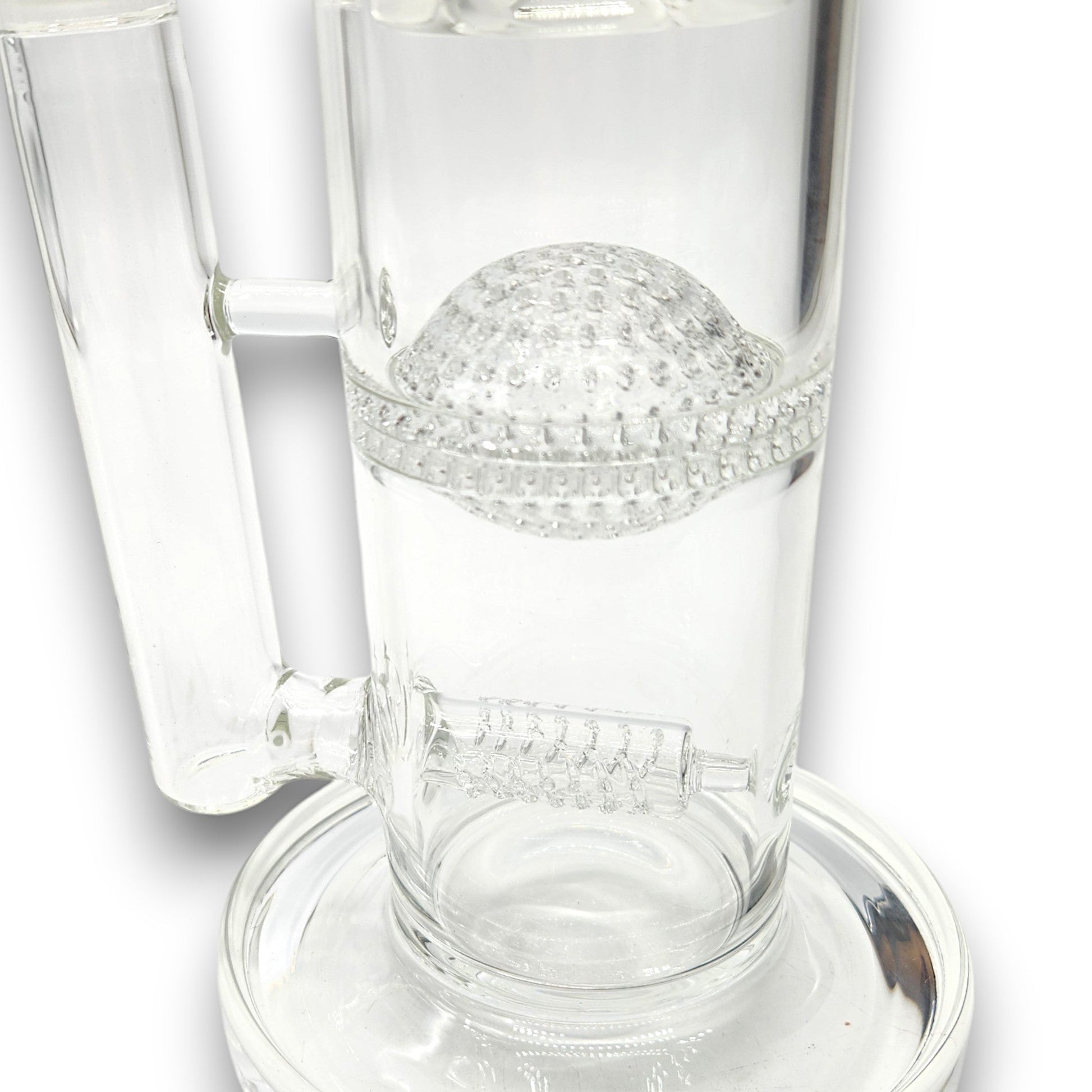 17" Pulsar Triple Perc Honeycomb Dome Turbine Straight Tube Bong