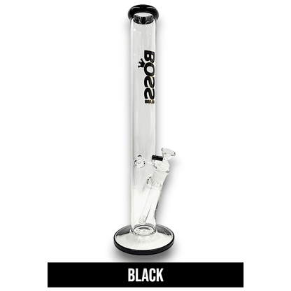 18" Boss Glass Straight Tube Bong