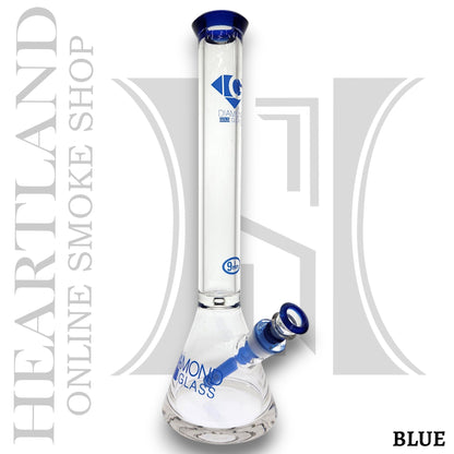 18" Diamond 9mm Heavy Duty Beaker Bong