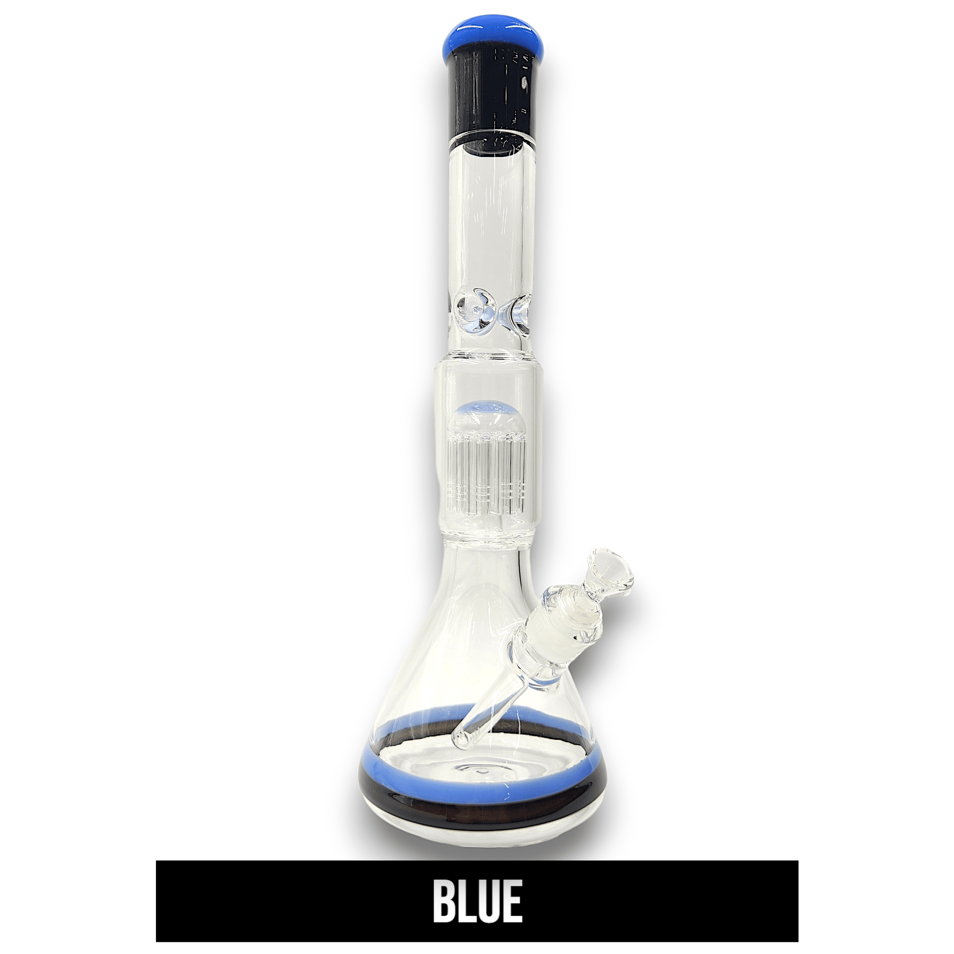 18" Special 20 9mm Thick Glass Tree Percolator Beaker Bong