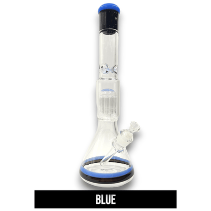 18" Special 20 9mm Thick Glass Tree Percolator Beaker Bong