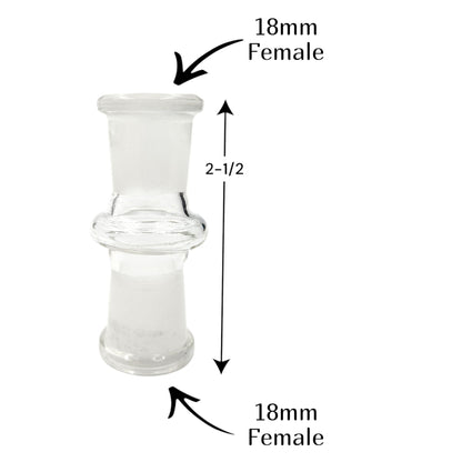18mm Female to 18mm Female Adapter