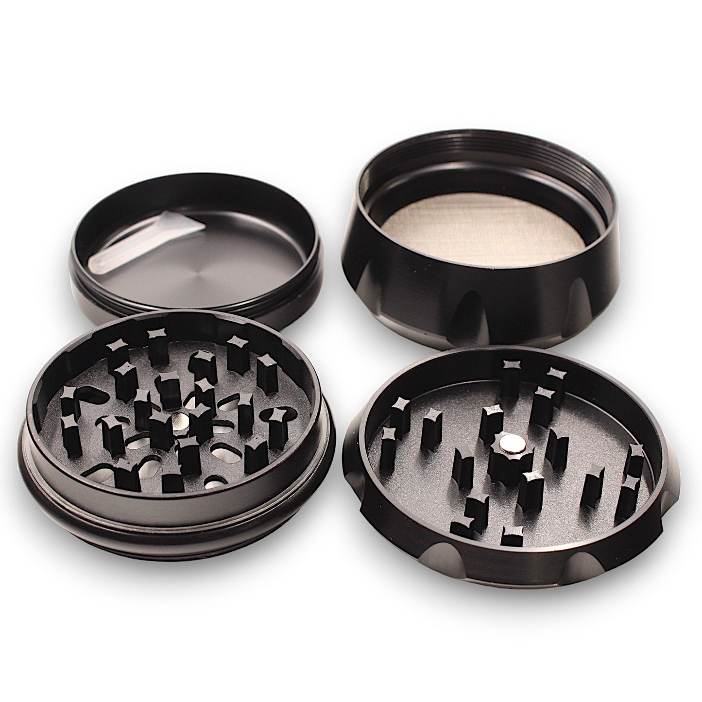 2 - 1/2" Benji Aluminum Grinder and Rolling Papers Combo