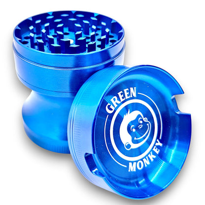 2 - 1/2" Green Monkey Chacma Metal Grinder with Ashtray