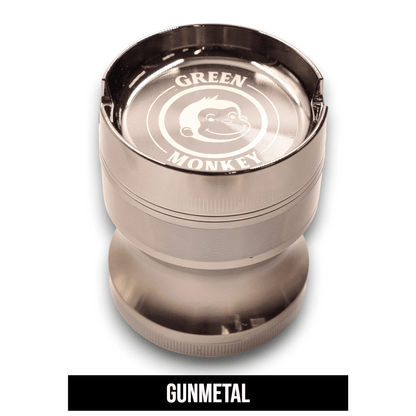 2 - 1/2" Green Monkey Chacma Metal Grinder with Ashtray