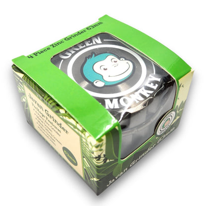 2 - 1/2" Green Monkey Javan Zinc 4 Piece Grinder