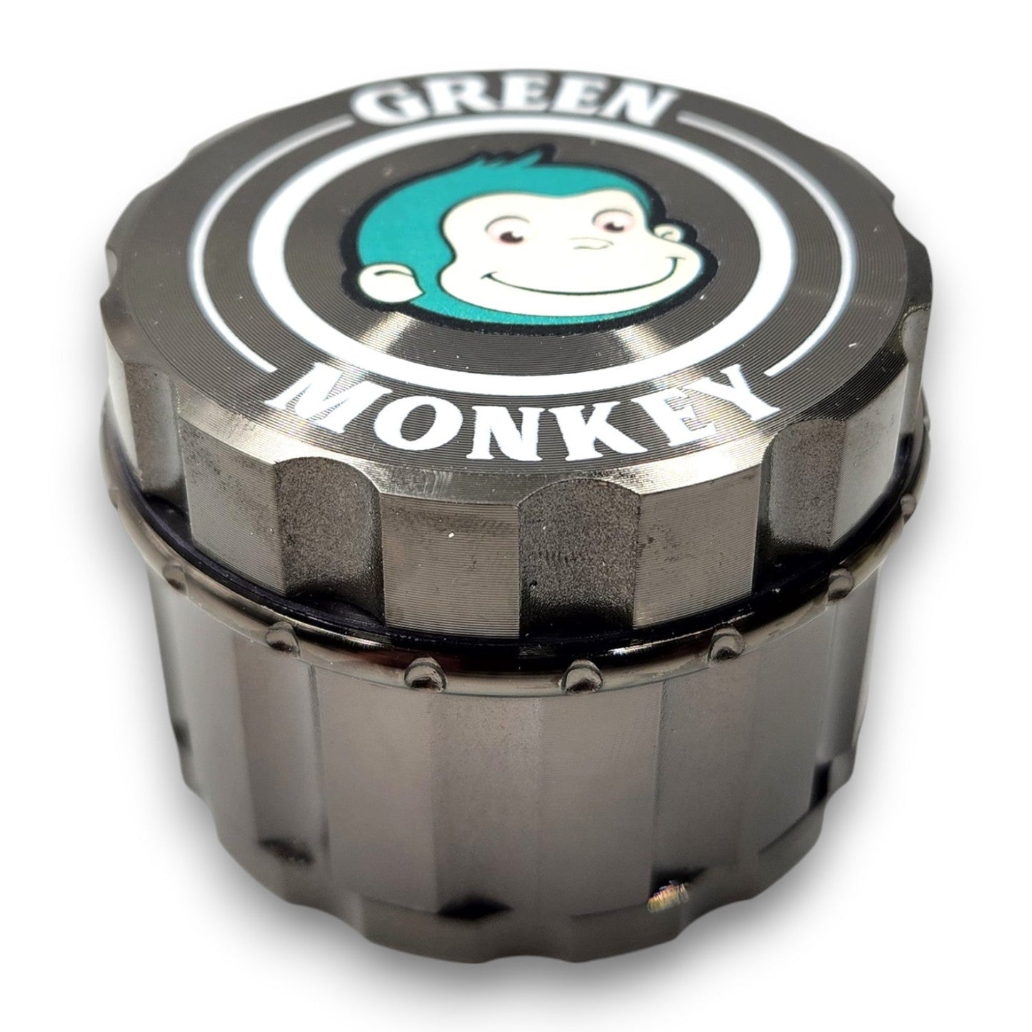 2 - 1/2" Green Monkey Javan Zinc 4 Piece Grinder
