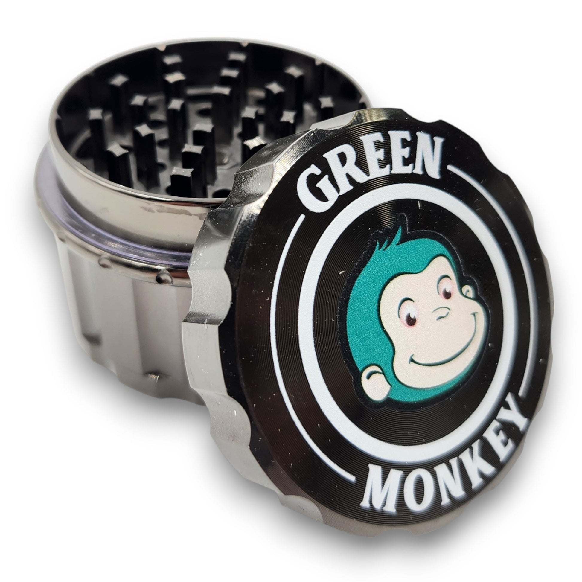 2 - 1/2" Green Monkey Javan Zinc 4 Piece Grinder