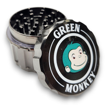 2 - 1/2" Green Monkey Javan Zinc 4 Piece Grinder
