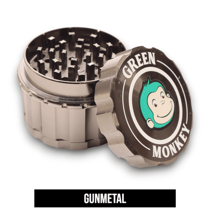 2 - 1/2" Green Monkey Javan Zinc 4 Piece Grinder