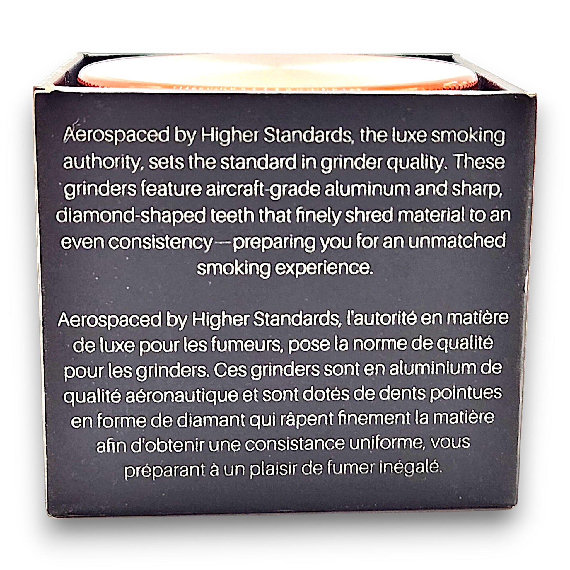 2 - 1/2" Higher Standards AEROSPACED Aluminum 4 Piece Grinder