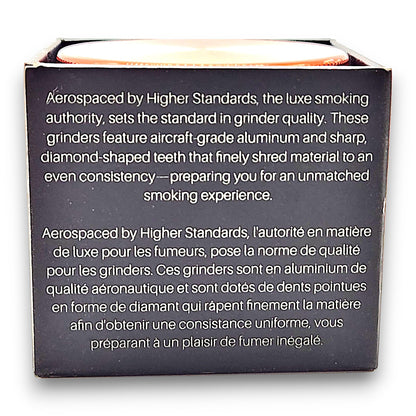 2 - 1/2" Higher Standards AEROSPACED Aluminum 4 Piece Grinder