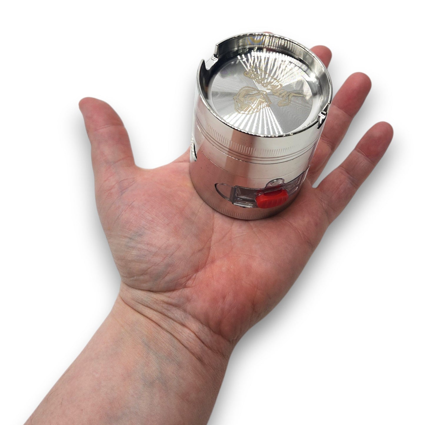 2 - 1/2" Shredder 4 Piece Grinder with Ashtray and Window