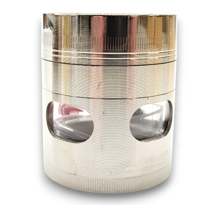 2 - 1/2" Shredder 4 Piece Grinder with Ashtray and Window