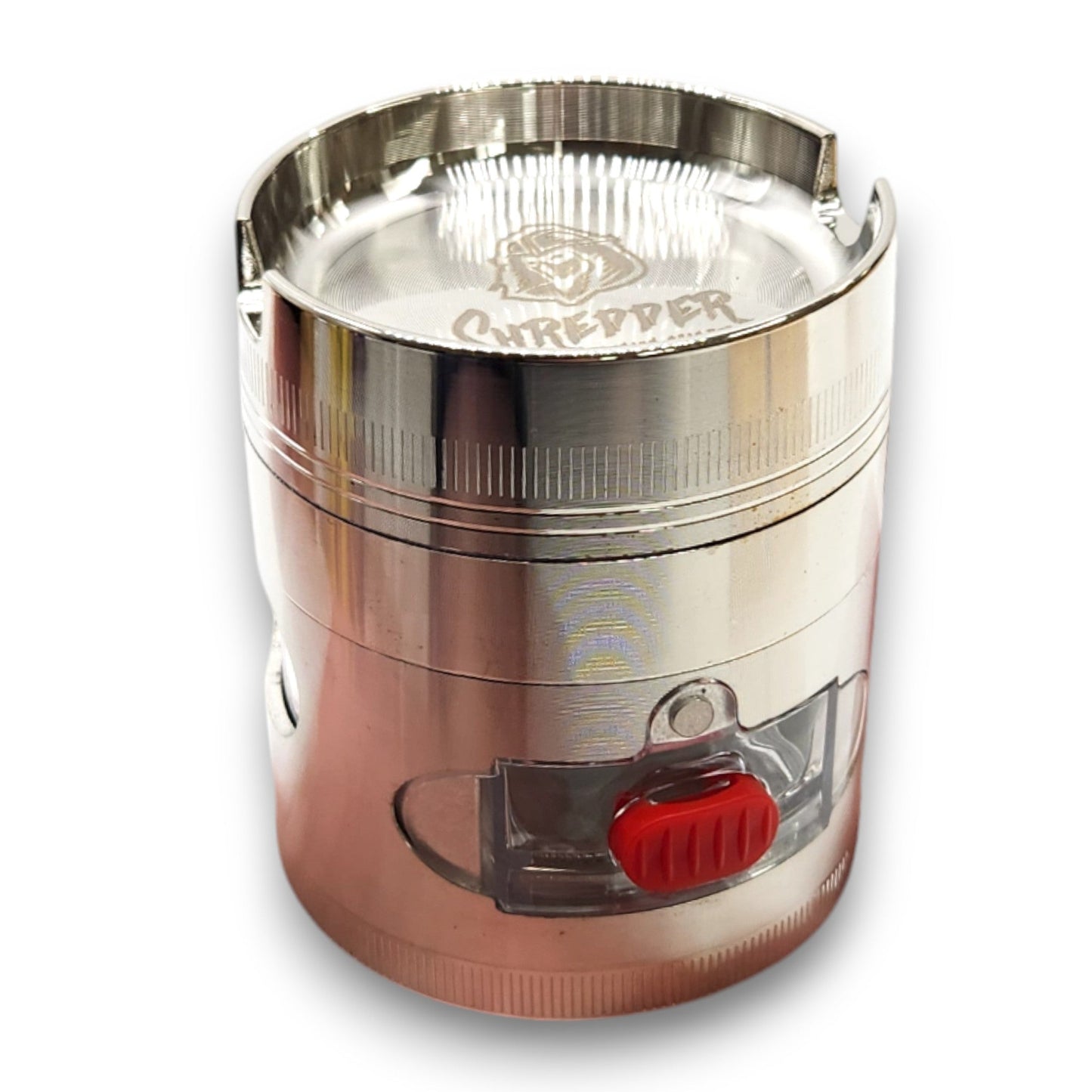 2 - 1/2" Shredder 4 Piece Grinder with Ashtray and Window