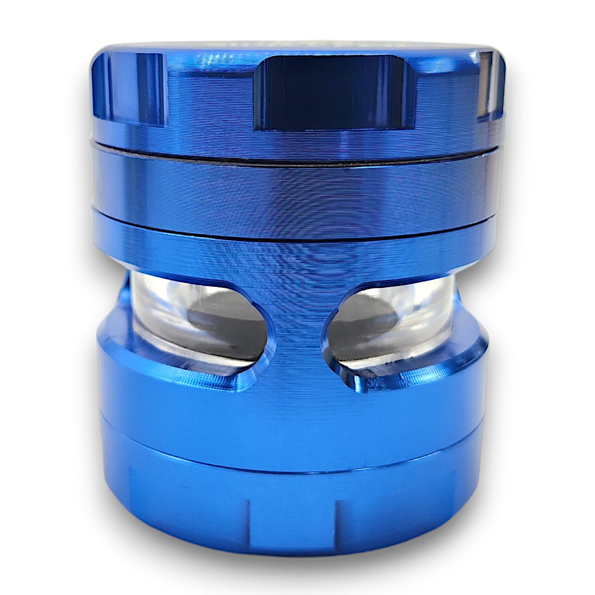 2 - 1/2" Shredder Blue 4 Piece Grinder