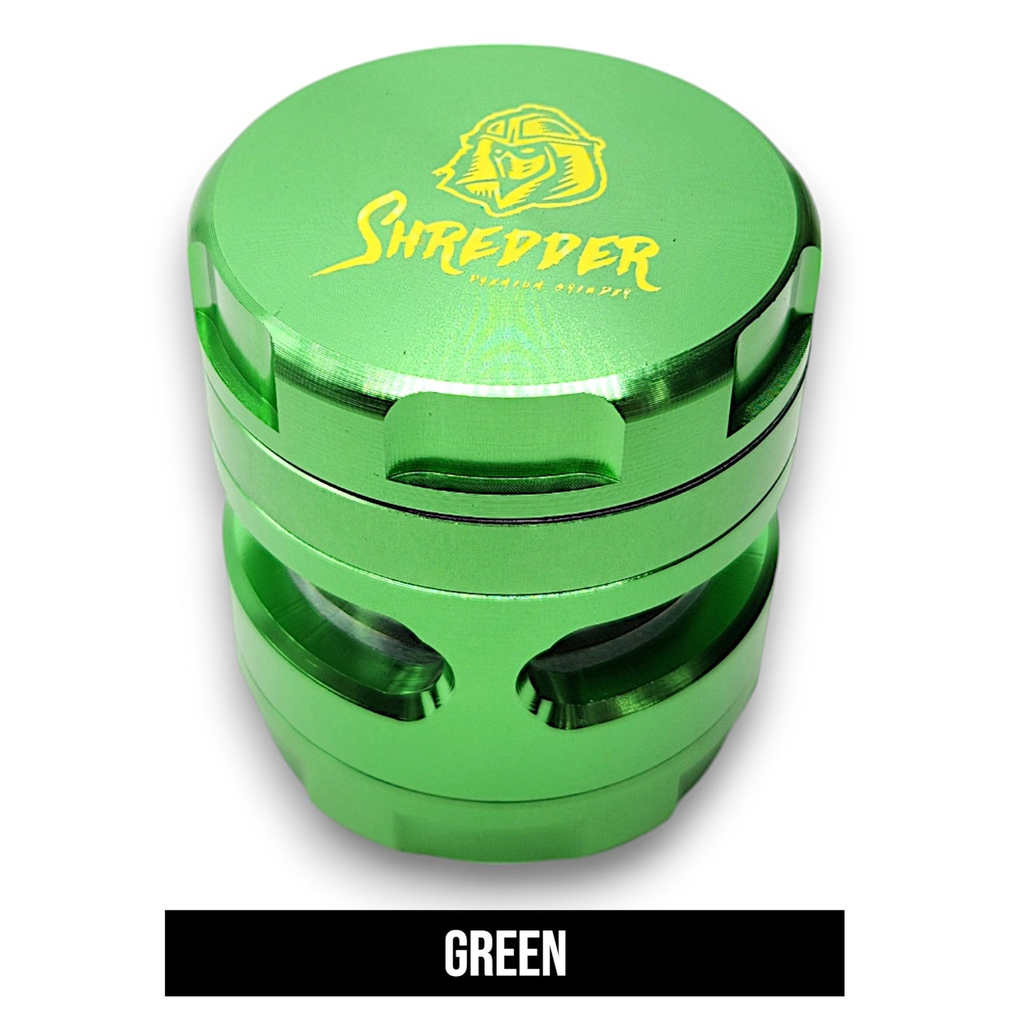 2 - 1/2" Shredder Blue 4 Piece Grinder