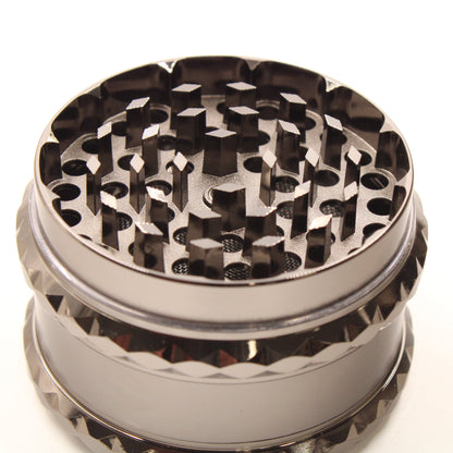 2 - 1/2" Shredder Diamond Grip Aluminum 4 Piece Grinder