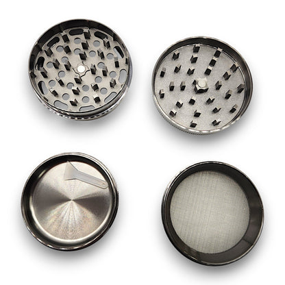 2 - 1/2" Shredder Heavy Duty Metal 4 Piece Grinder