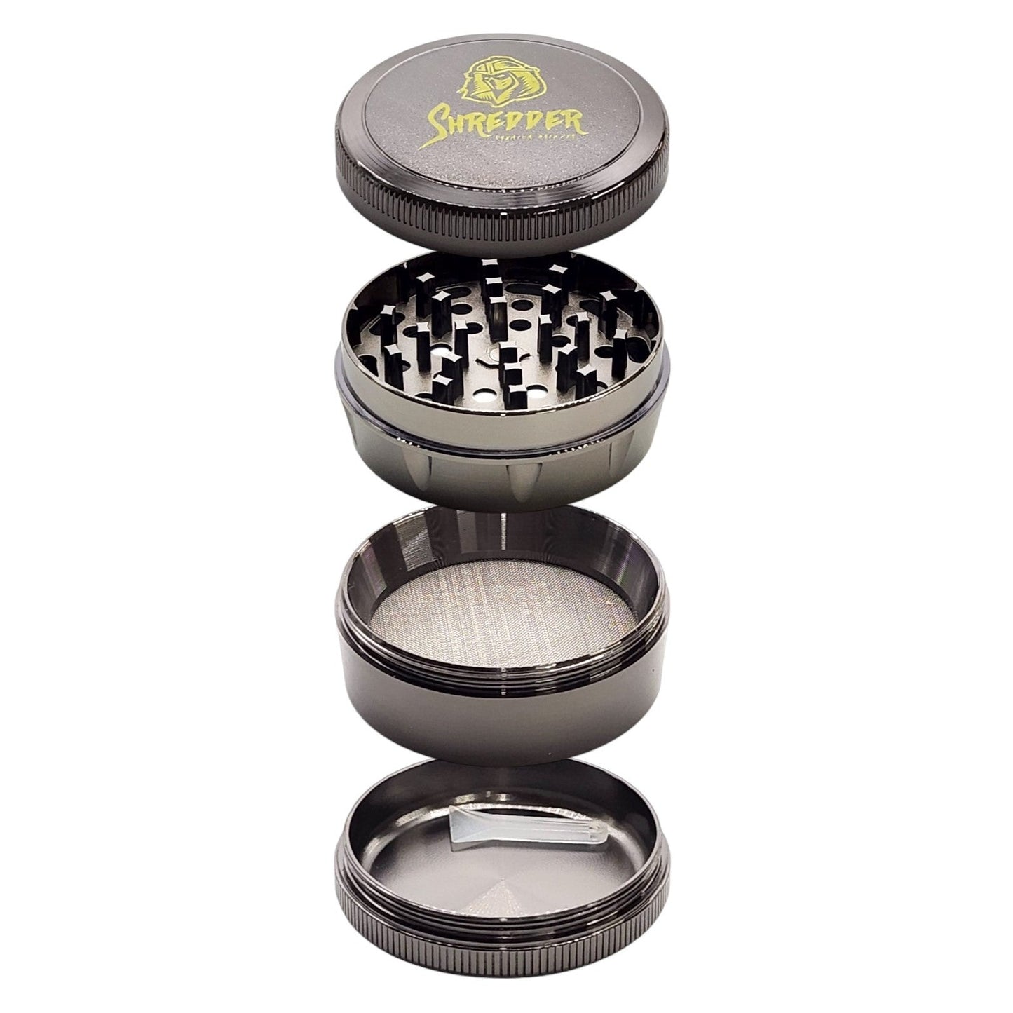 2 - 1/2" Shredder Heavy Duty Metal 4 Piece Grinder