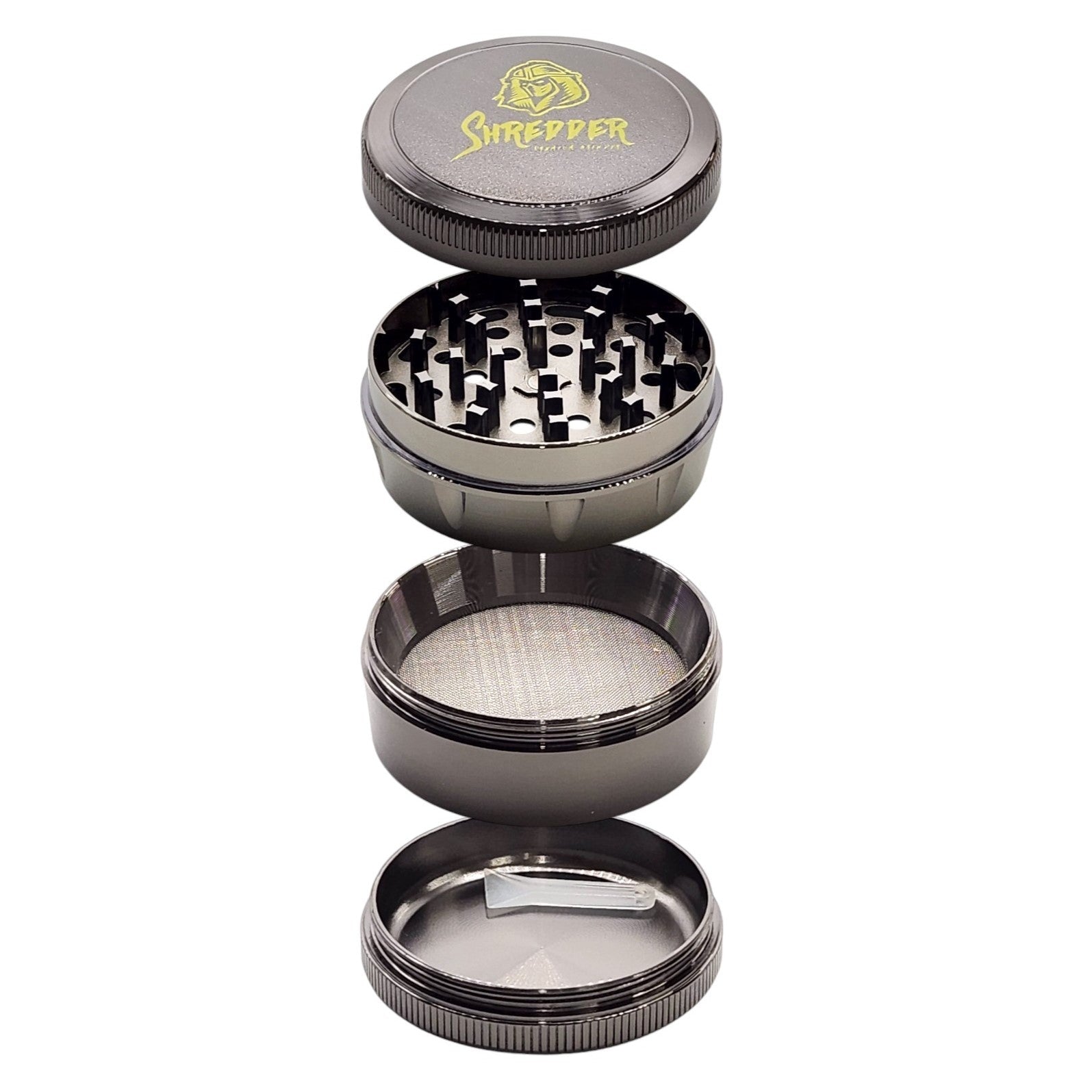 2 - 1/2" Shredder Heavy Duty Metal 4 Piece Grinder