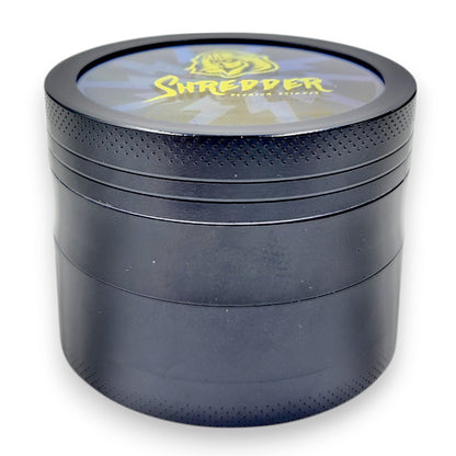 2 - 1/2" Shredder See Through Top Aluminum 4 Piece Grinder