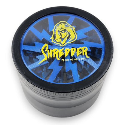2 - 1/2" Shredder See Through Top Aluminum 4 Piece Grinder