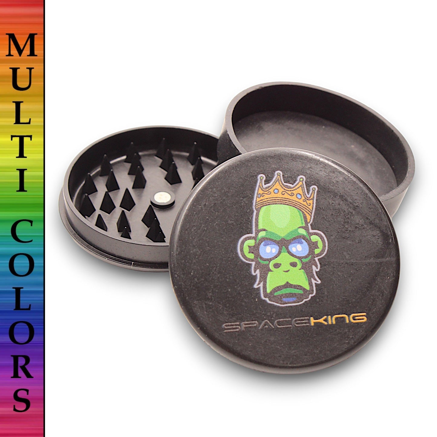 2 - 1/2" Space King Hemp Grinder with Storage - Heartland Smoke Shop
