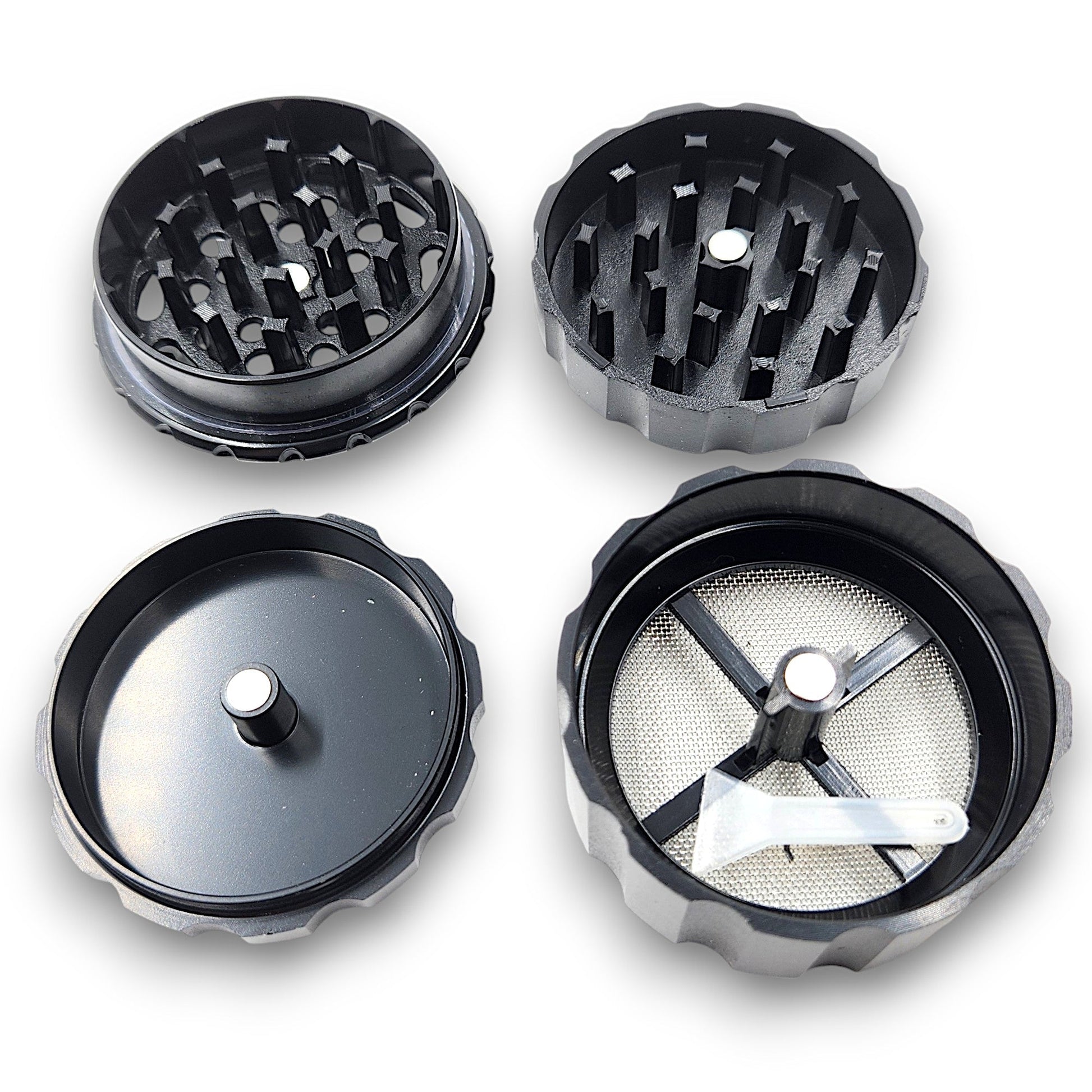 2 - 1/4" Green Monkey Javan Zinc 4 Piece Grinder