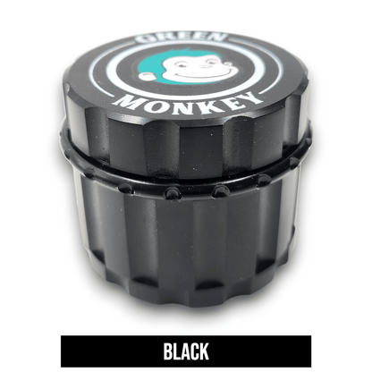 2 - 1/4" Green Monkey Javan Zinc 4 Piece Grinder