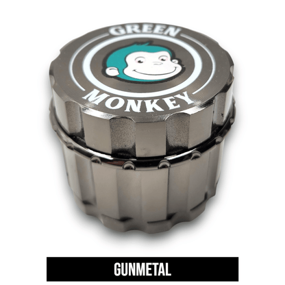 2 - 1/4" Green Monkey Javan Zinc 4 Piece Grinder