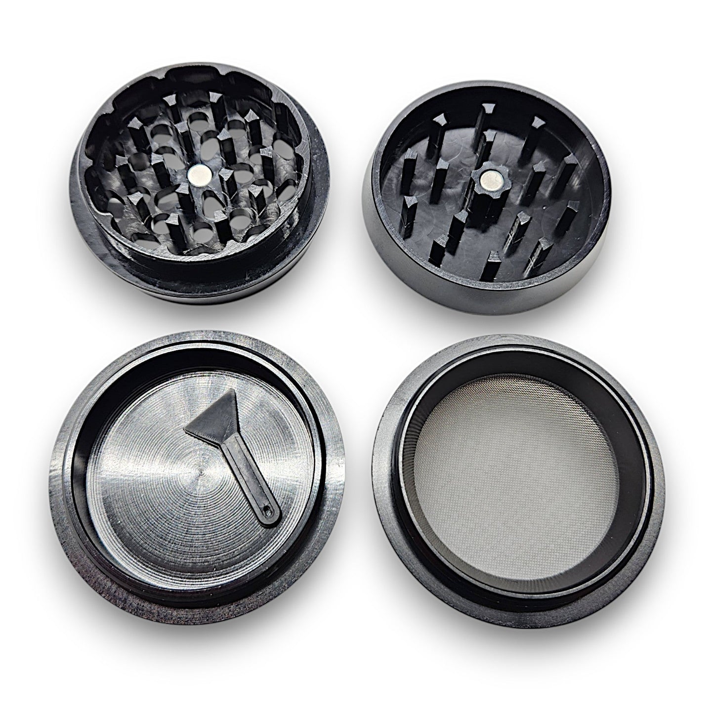 2 - 1/4" Pulsar Tiered Aluminum 4 Piece Grinder