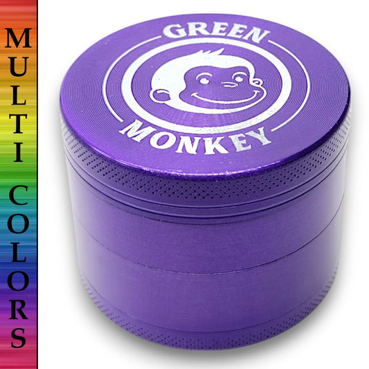 2" Green Monkey Capuchin Zinc 4 Piece Grinder