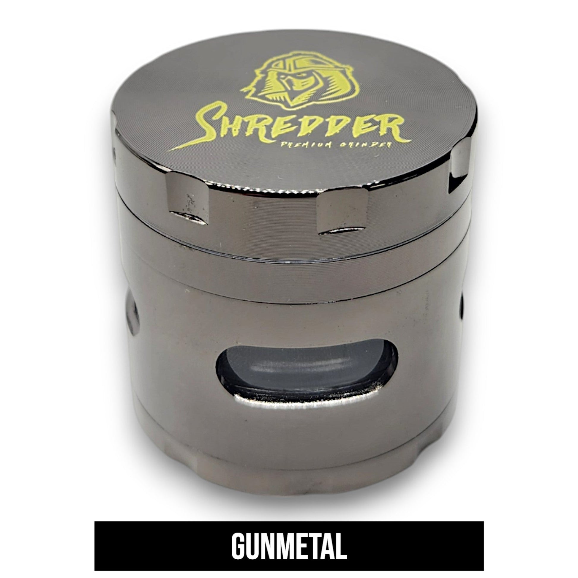 2" Shredder Window Metal 4 Piece Grinder