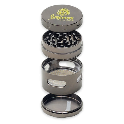 2" Shredder Window Metal 4 Piece Grinder