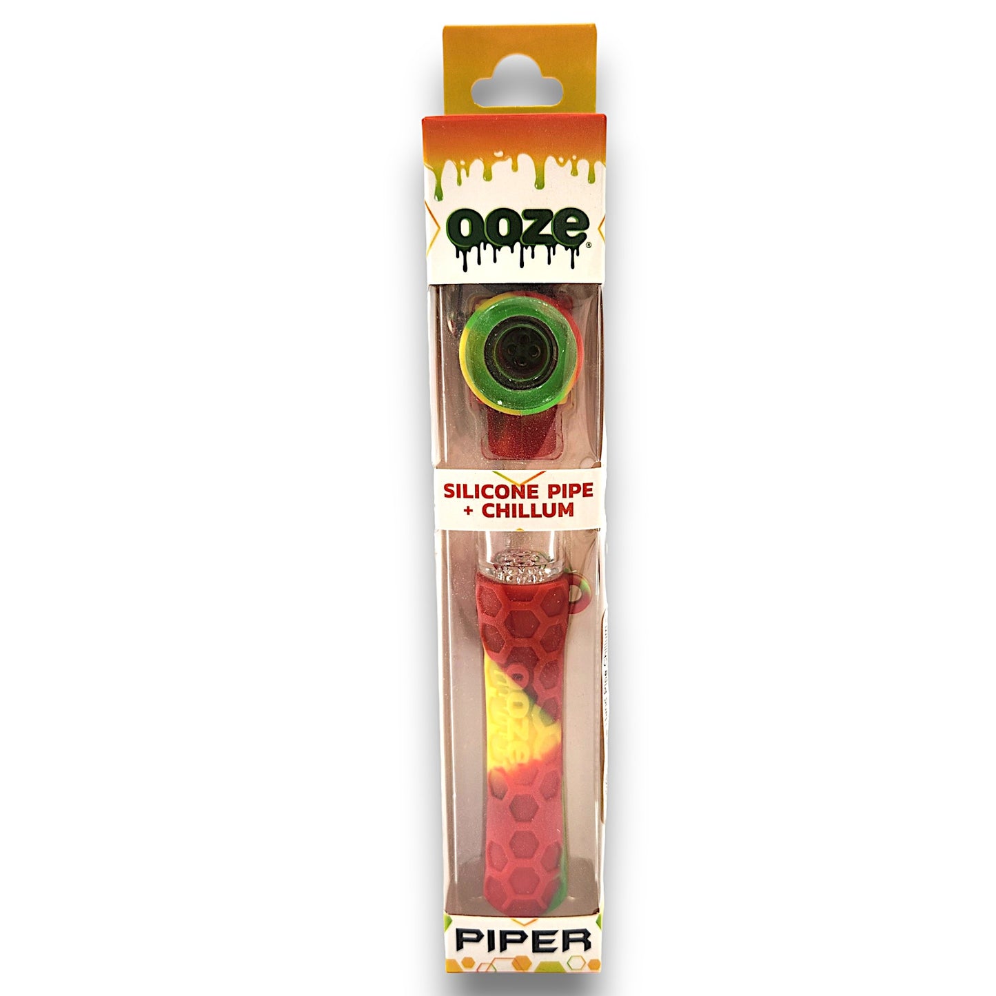 Ooze Piper 2 in 1 Silicone Hand Pipe Chillum