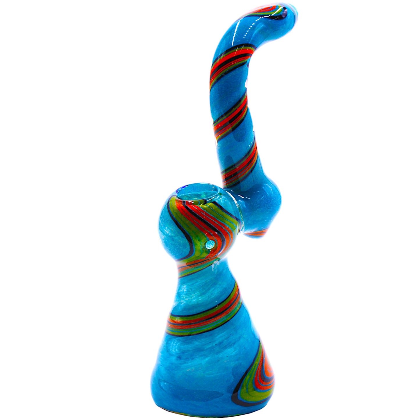 Smooth Color Swirl 9" Tall Bubbler