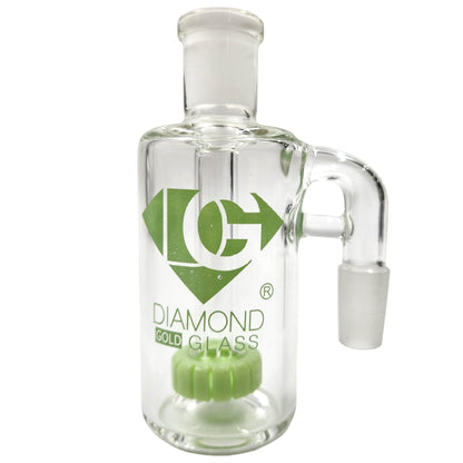 Diamond 4-1/2" Ash Catcher Circ Perc 14mm 90 Deg