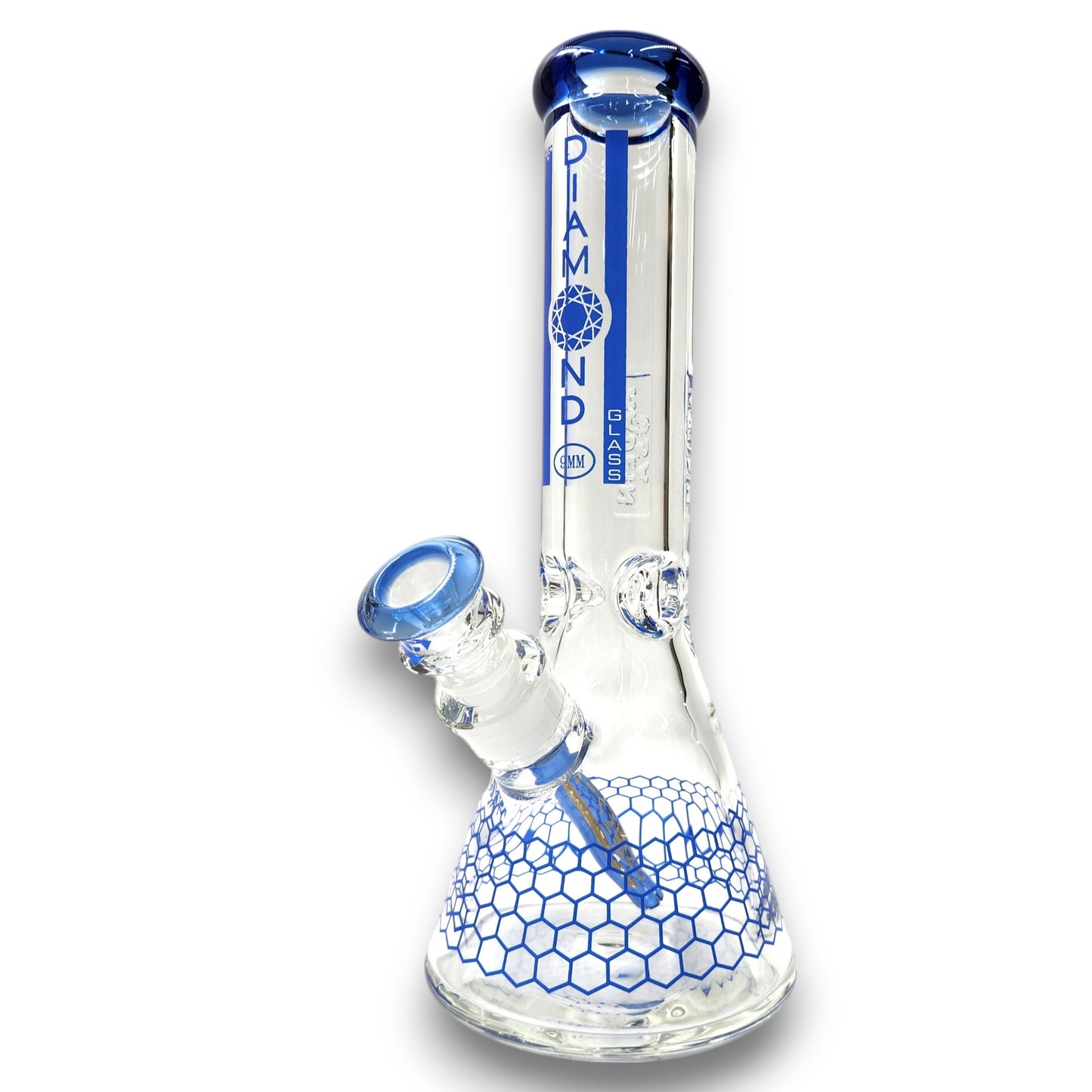 12" Diamond 9mm Heavy Duty Beaker Bong