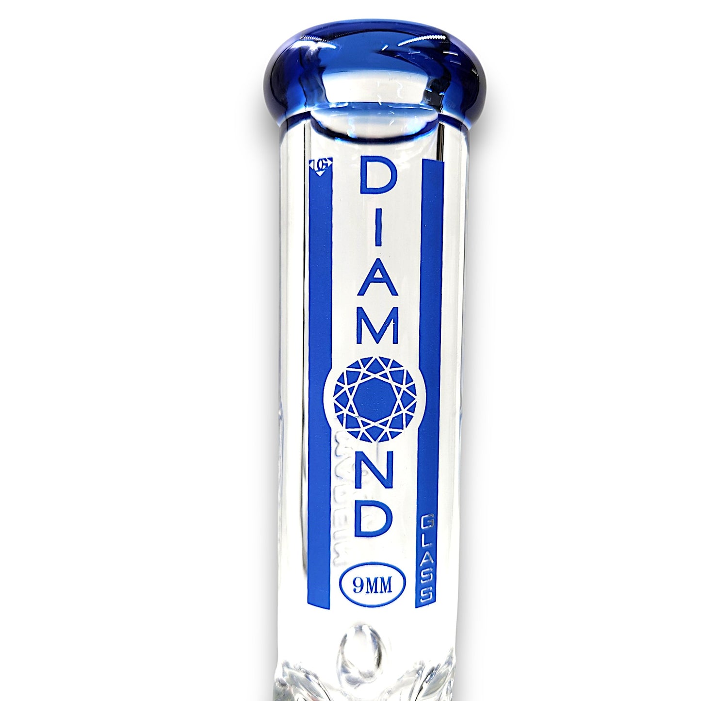 12" Diamond 9mm Heavy Duty Beaker Bong