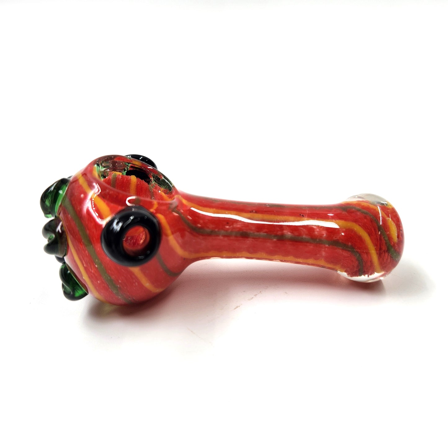 4" Red Flower End Bowl