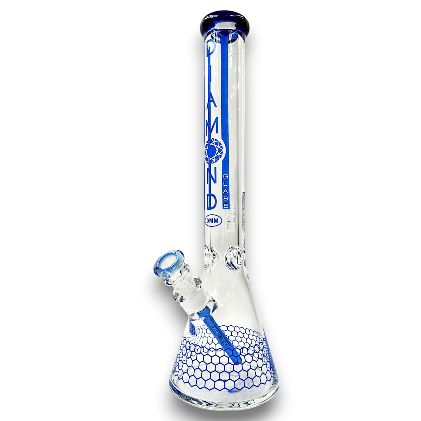 18" Diamond 9mm Heavy Duty Beaker Bong