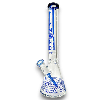 18" Diamond 9mm Heavy Duty Beaker Bong