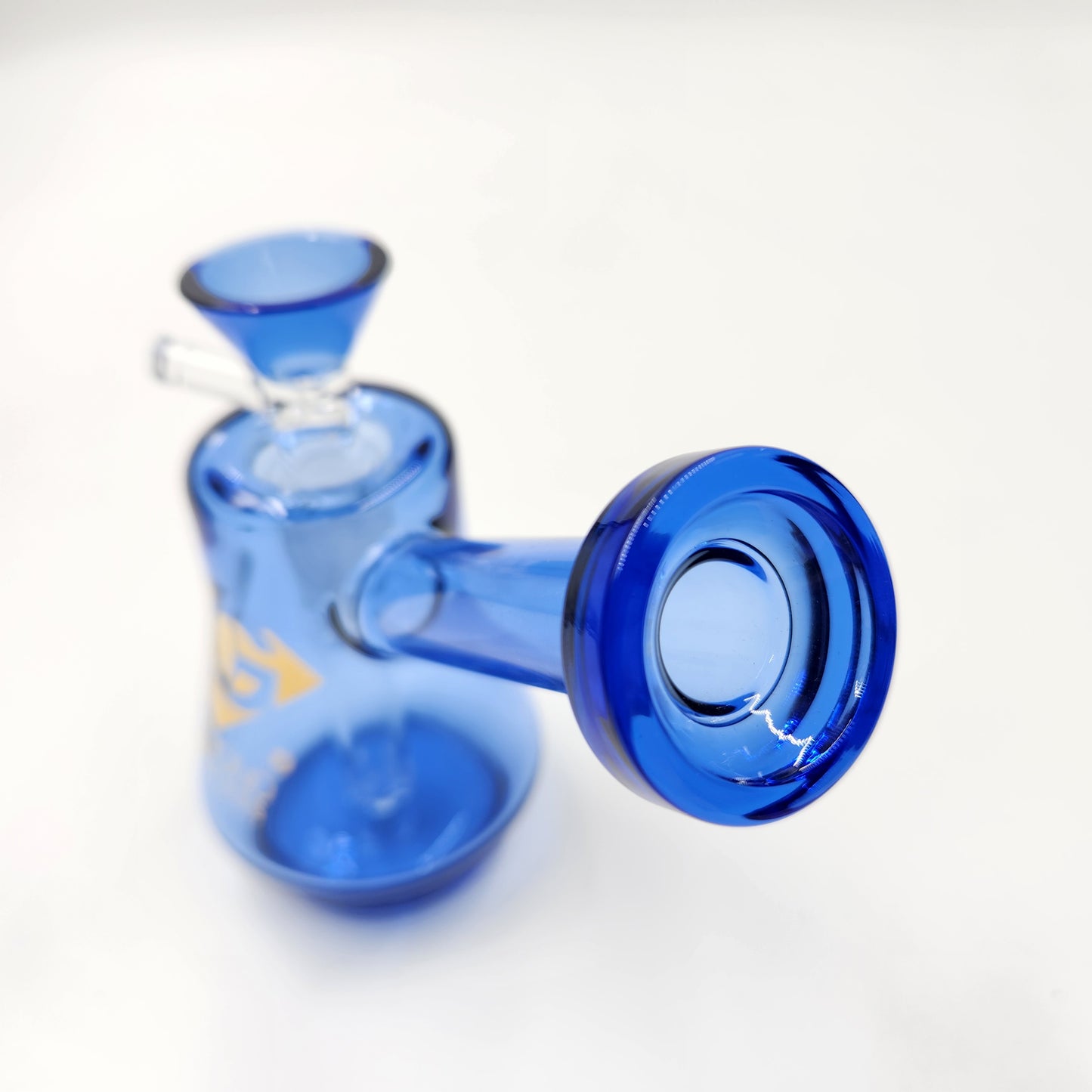 4-1/2" Diamond Full Color Glass Bubbler