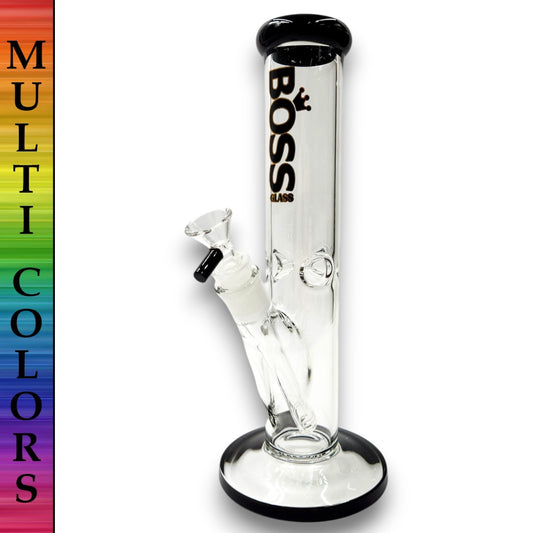 Boss Glass 12" Straight Tube Bong