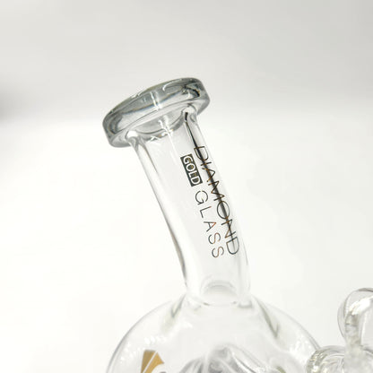 8" Diamond Dome Perc Bong