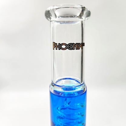 12" Phoenix Star Freezable Glycerin Straight Tube Bong