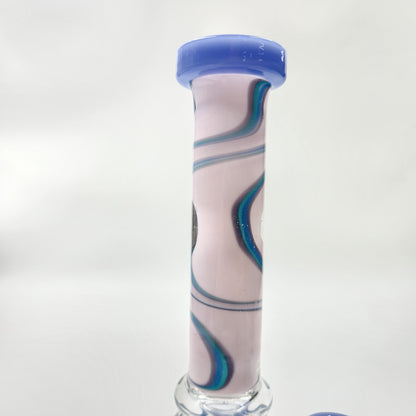 9" Swirl Angled Circ Perc Beaker Dab Rig Bong