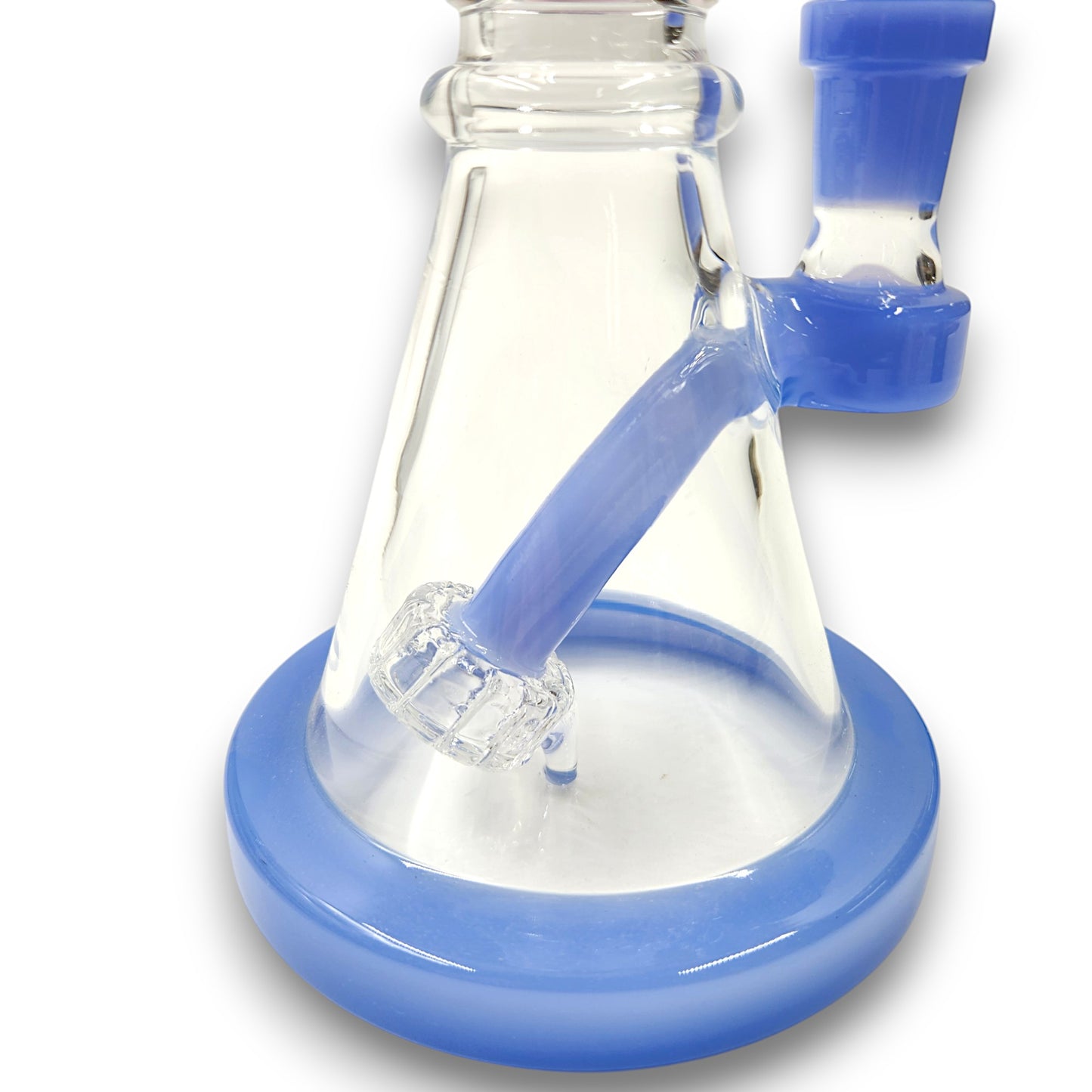 9" Swirl Angled Circ Perc Beaker Dab Rig Bong