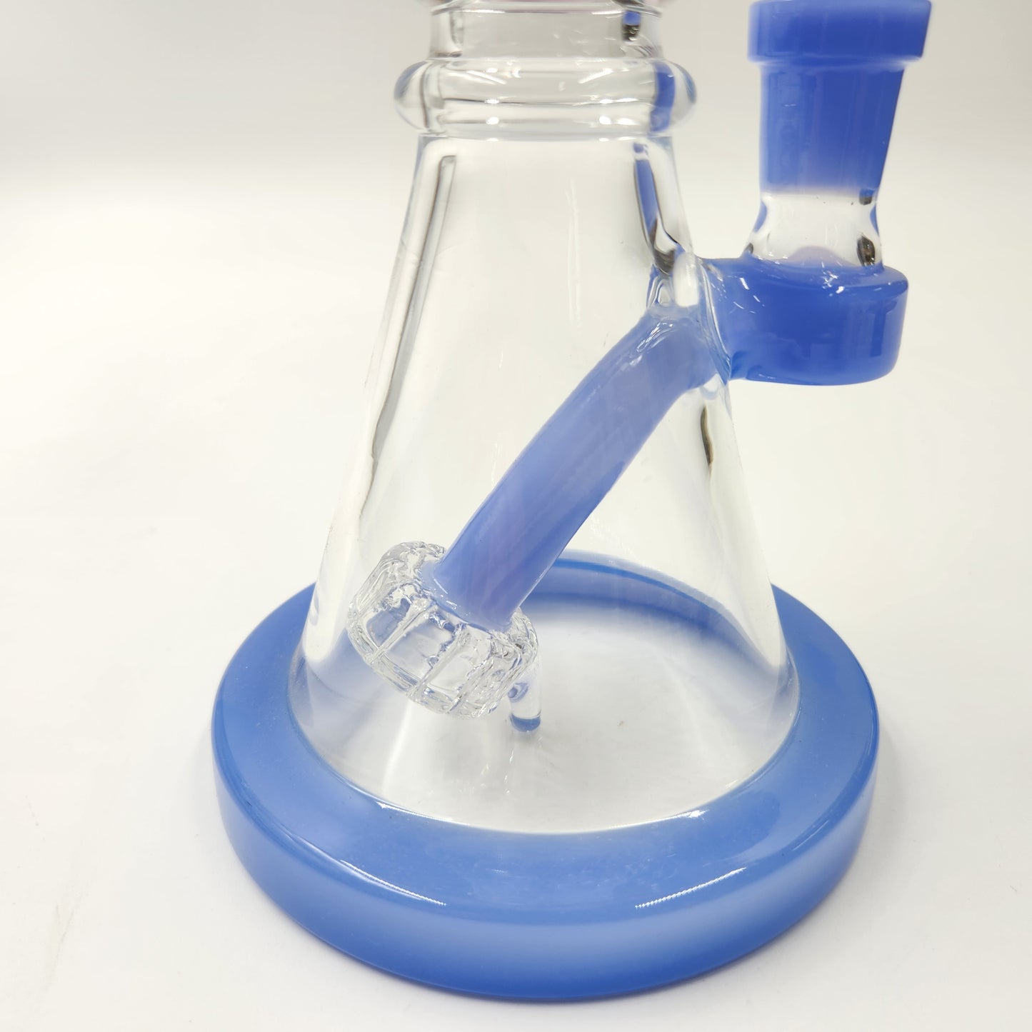 9" Swirl Angled Circ Perc Beaker Dab Rig Bong